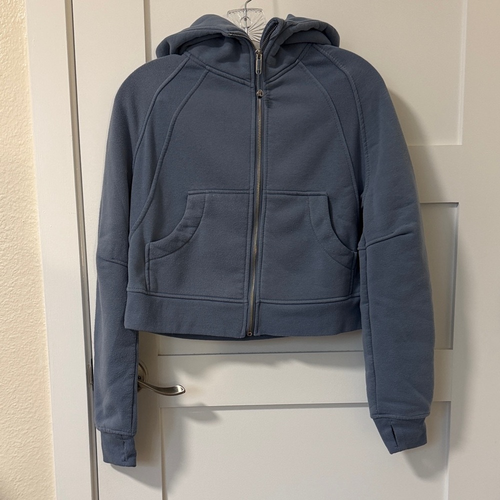 Lulu Align Blue Zip-Up Hoodie size XS